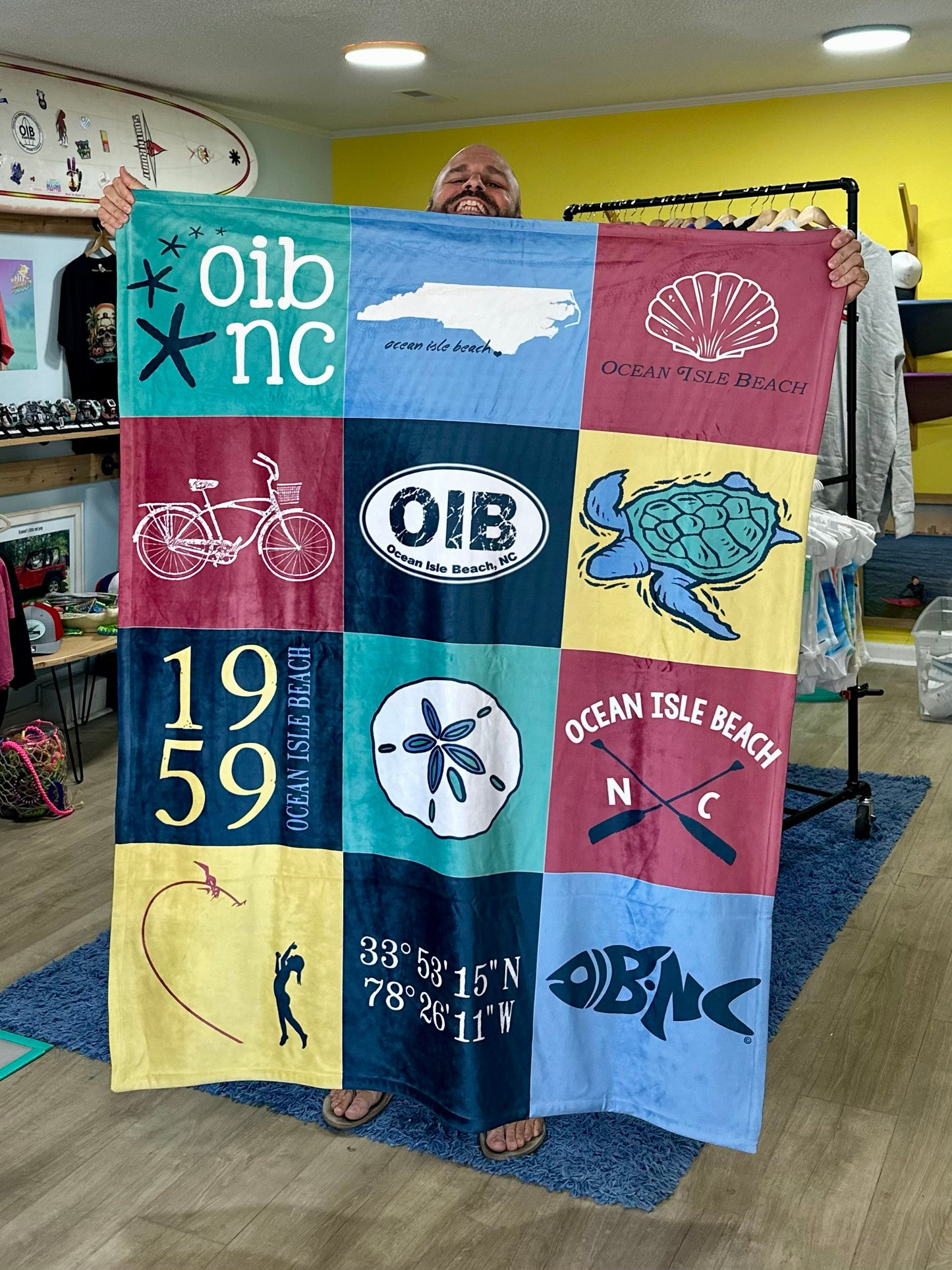 THE SUPER OIB BLANKET 4'x5' - One of a kind design!