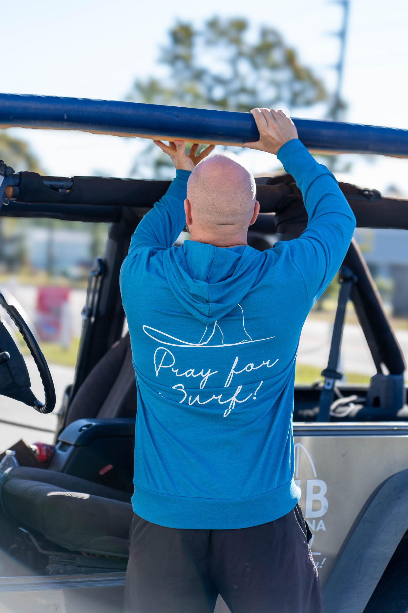 Pray for Surf pocket KA-Hoodie
