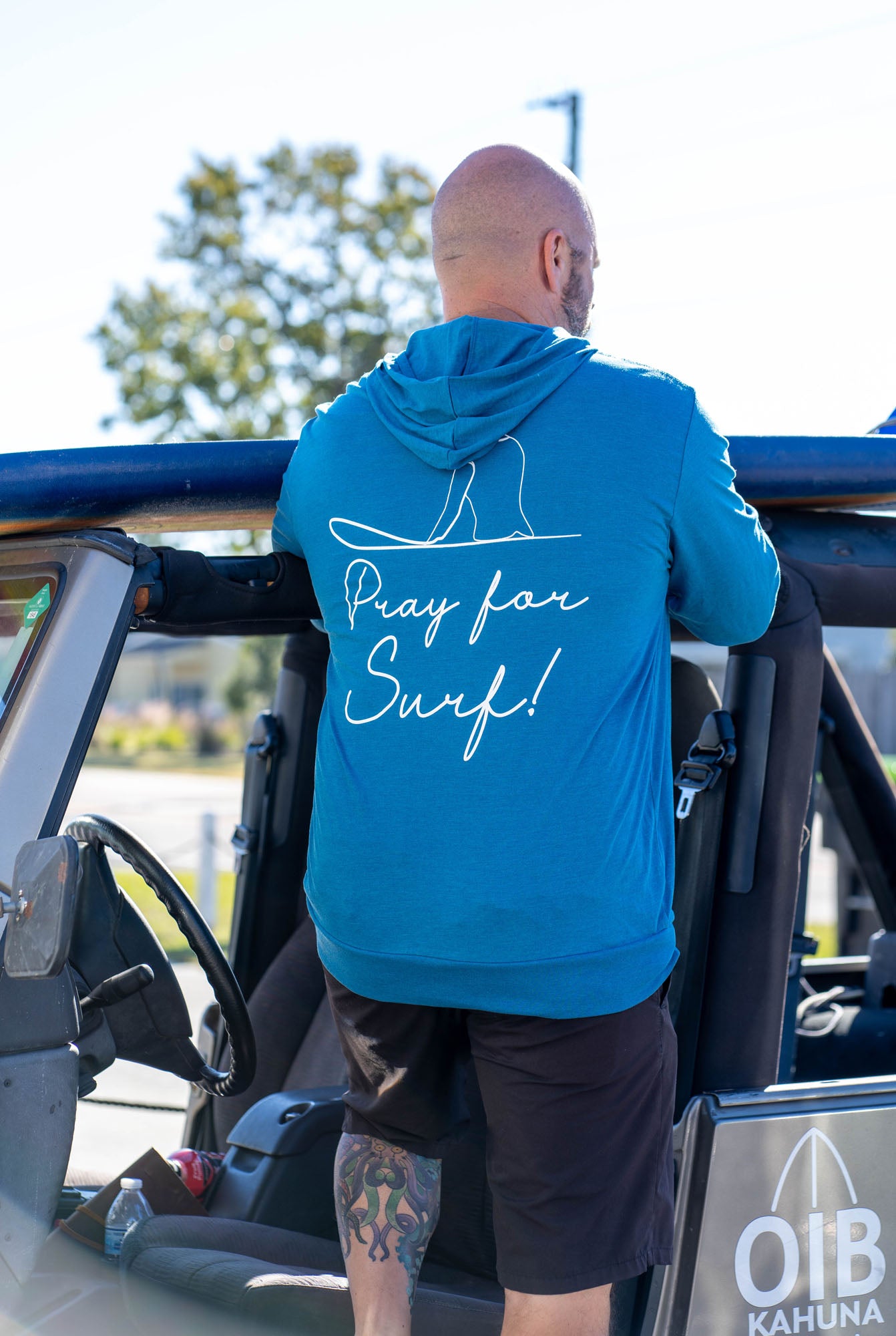 Pray for Surf pocket KA-Hoodie
