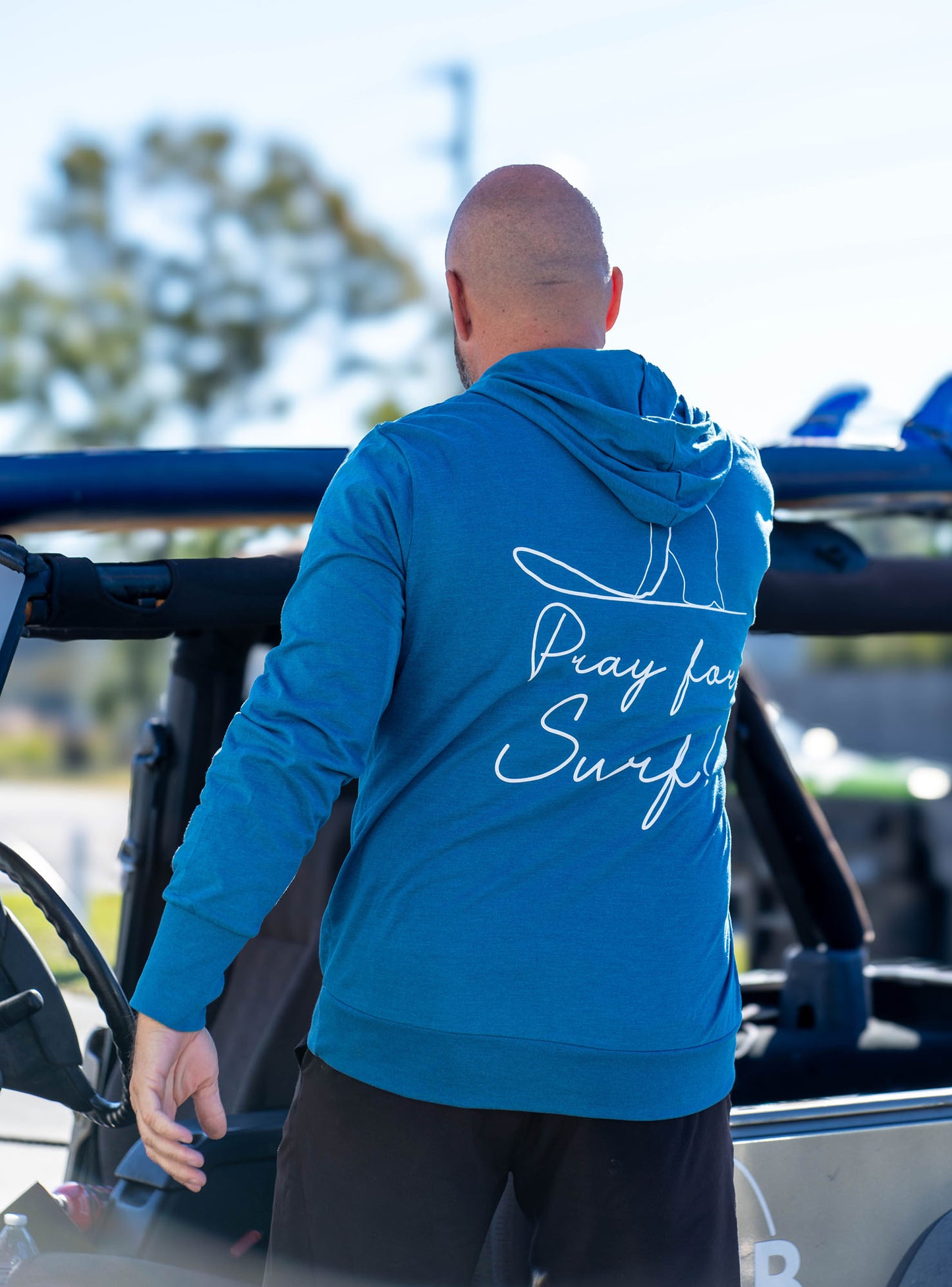 Pray for Surf pocket KA-Hoodie