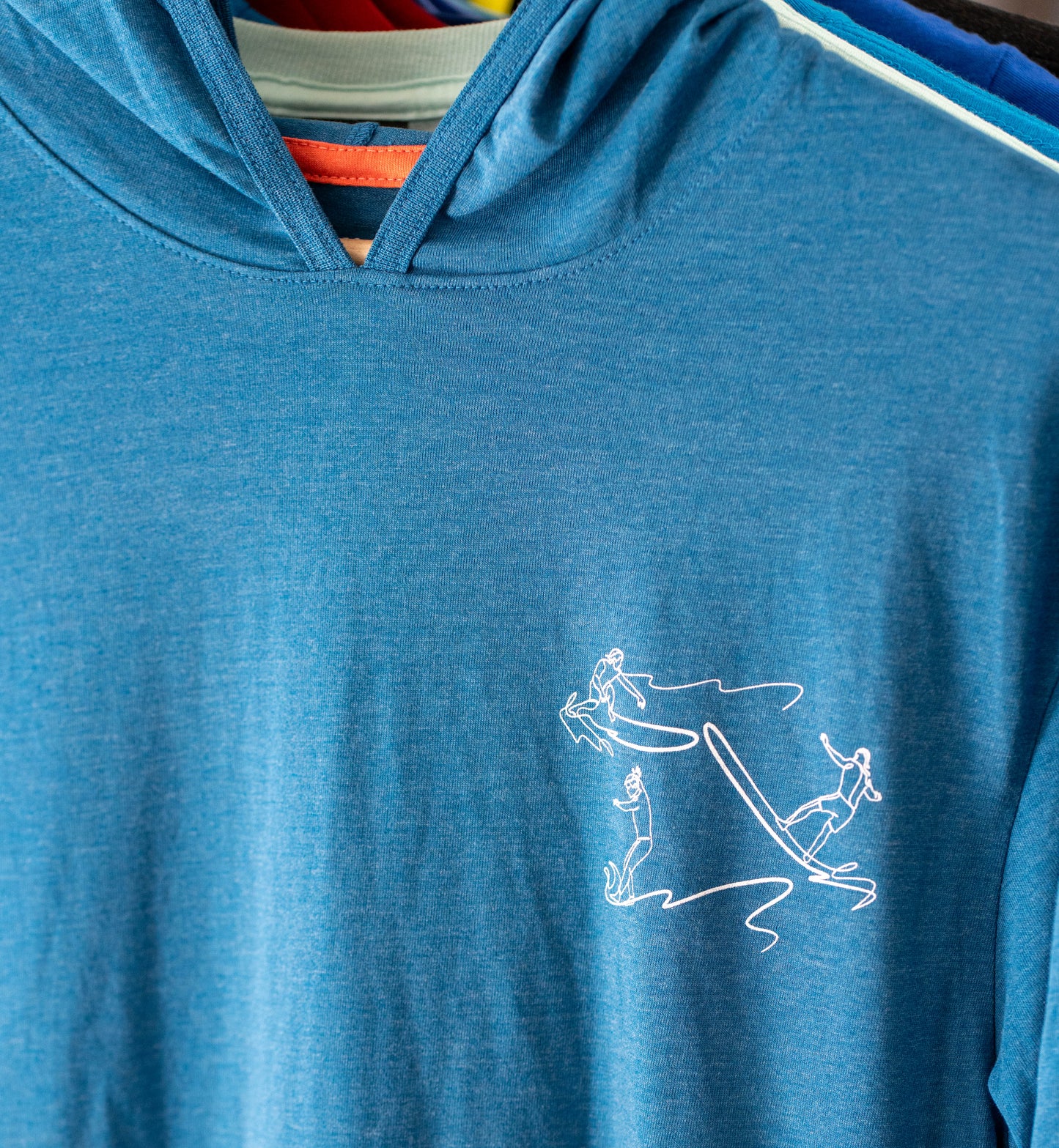 Surfer Trio the "West End We Go's" pocket KA-Hoodie
