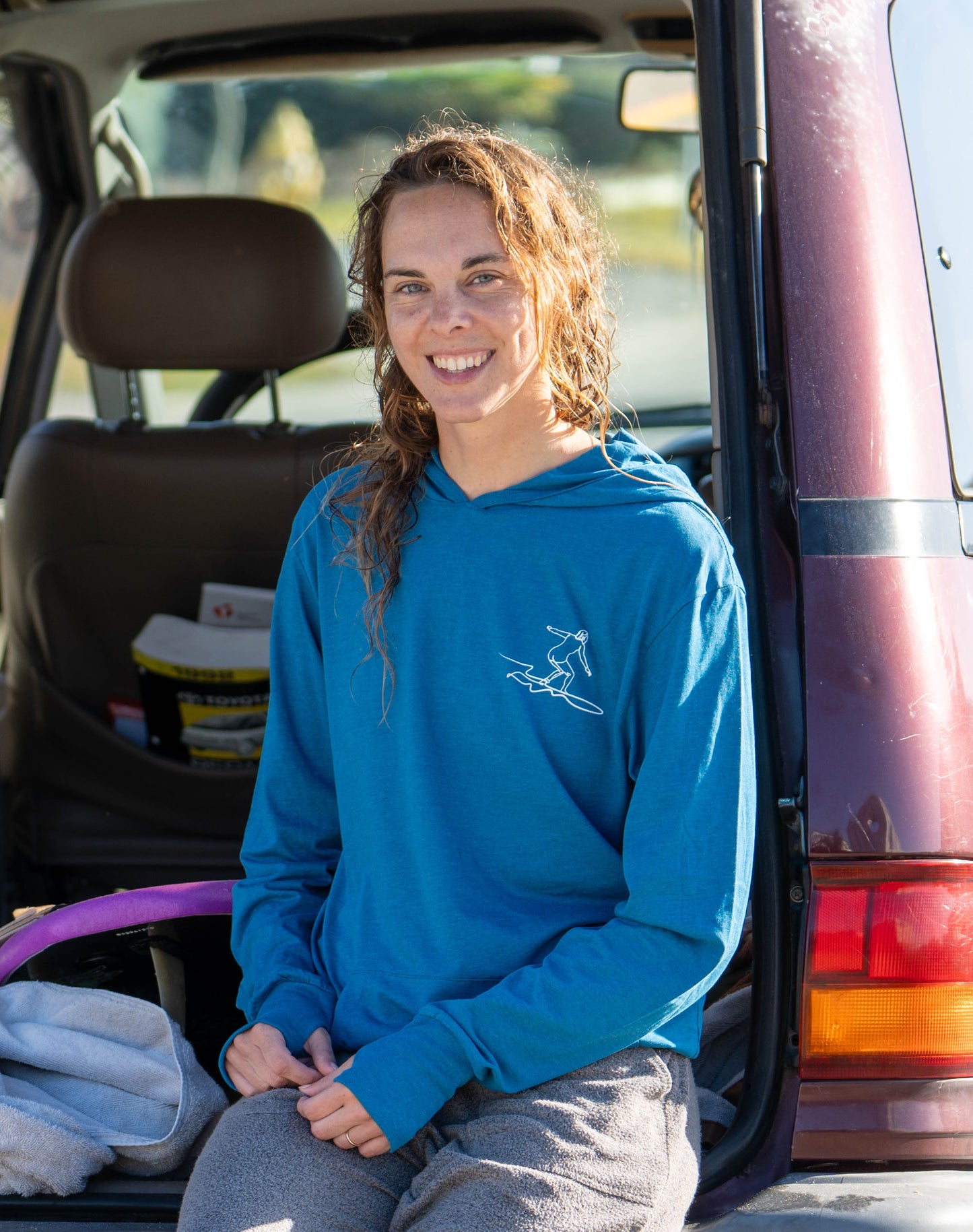 Pray for Surf pocket KA-Hoodie