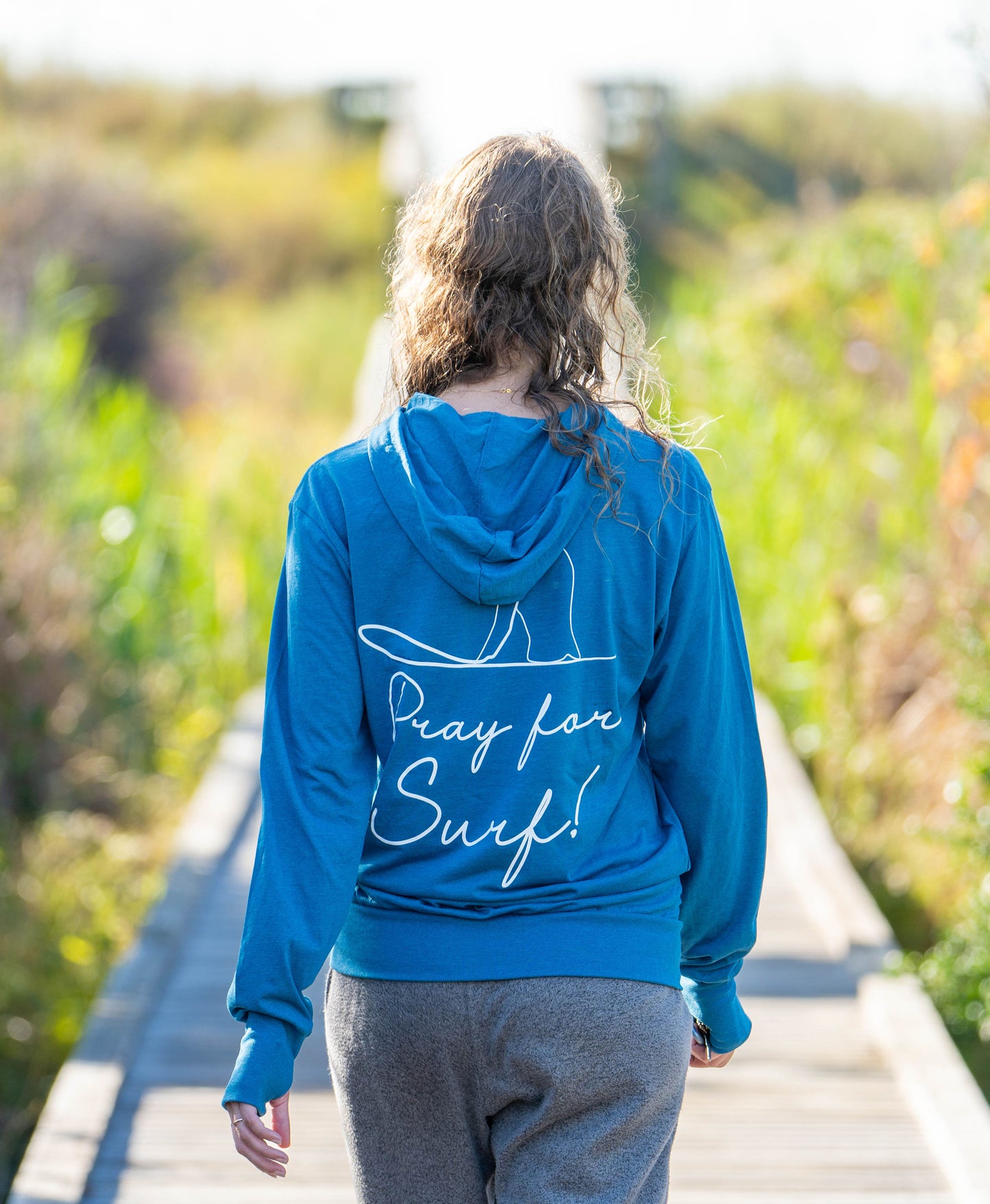 Pray for Surf pocket KA-Hoodie