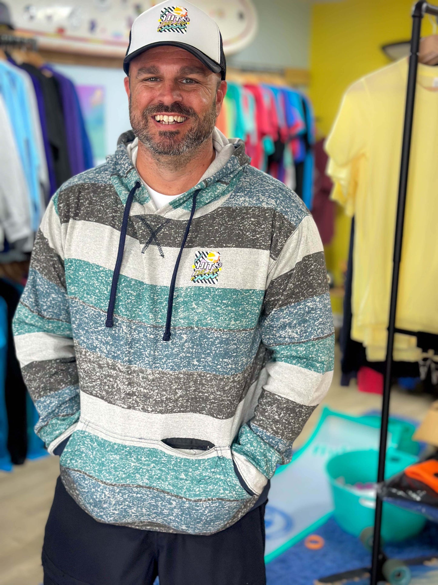 Tri-color Surf Hoodie