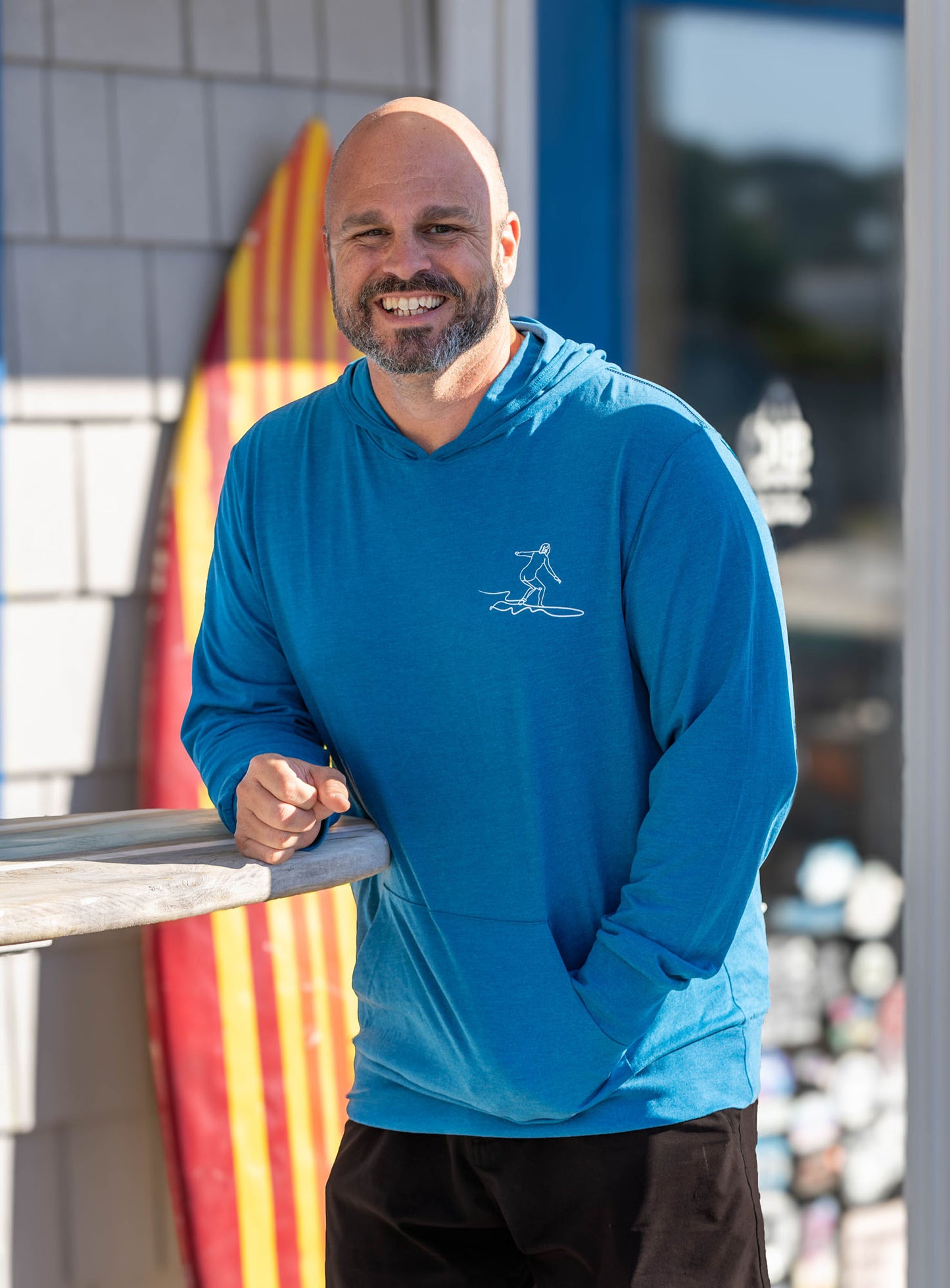 Pray for Surf pocket KA-Hoodie