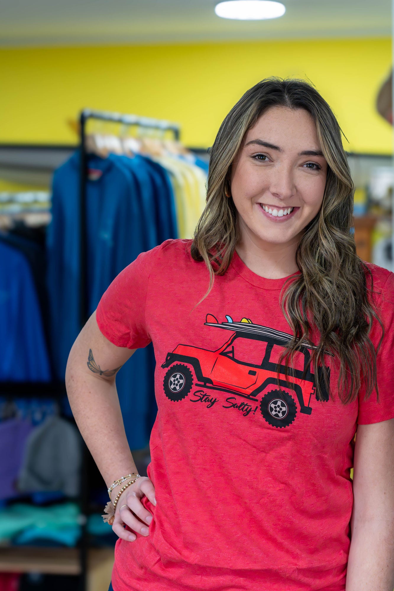 "Stay Salty!" Surf Jeep Tee