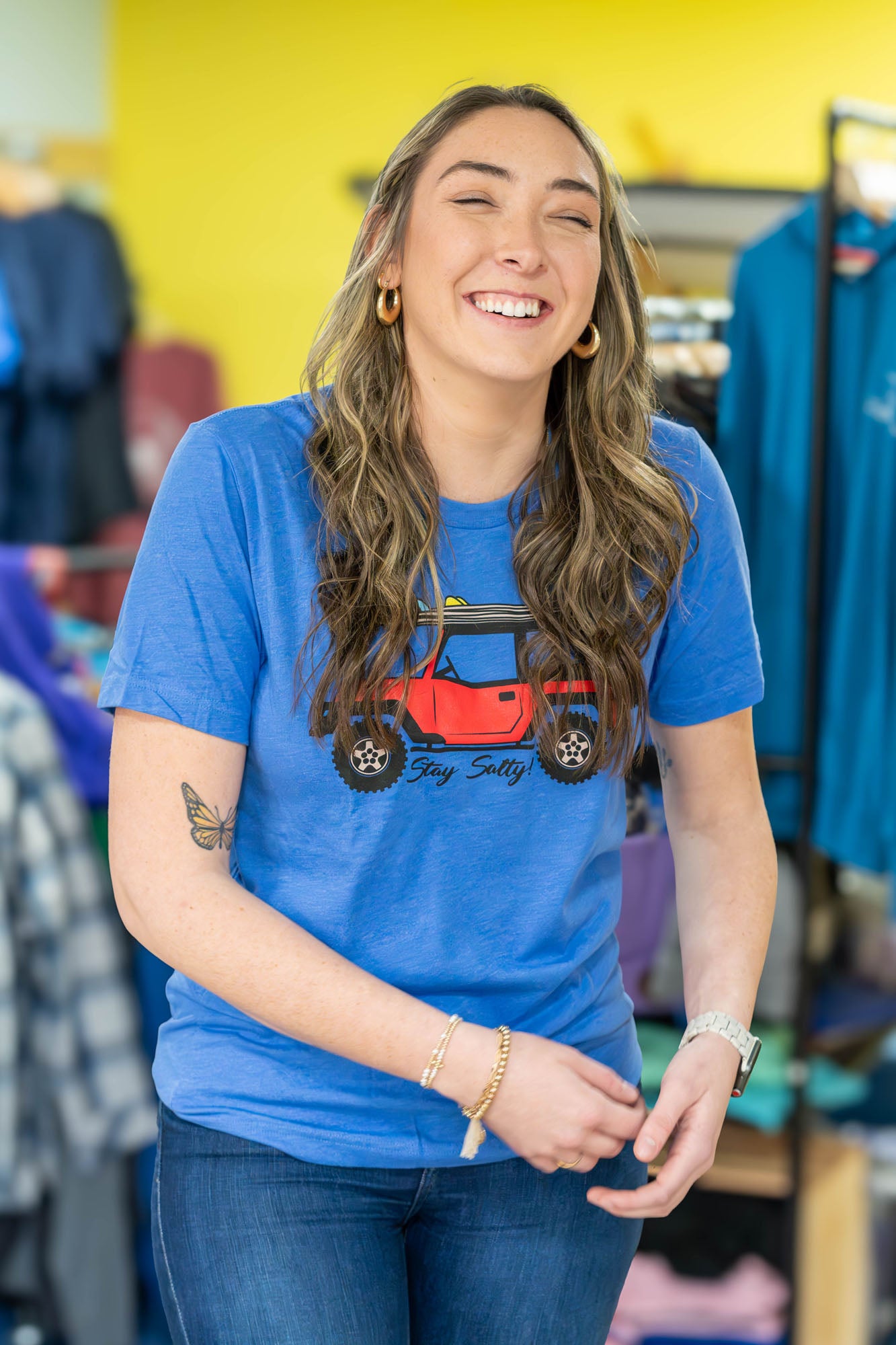 "Stay Salty!" Surf Jeep Tee