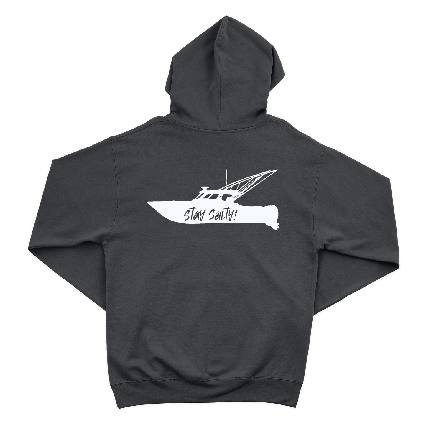 "Stay Salty!" Boat - Mid-weight Beach Hoodie