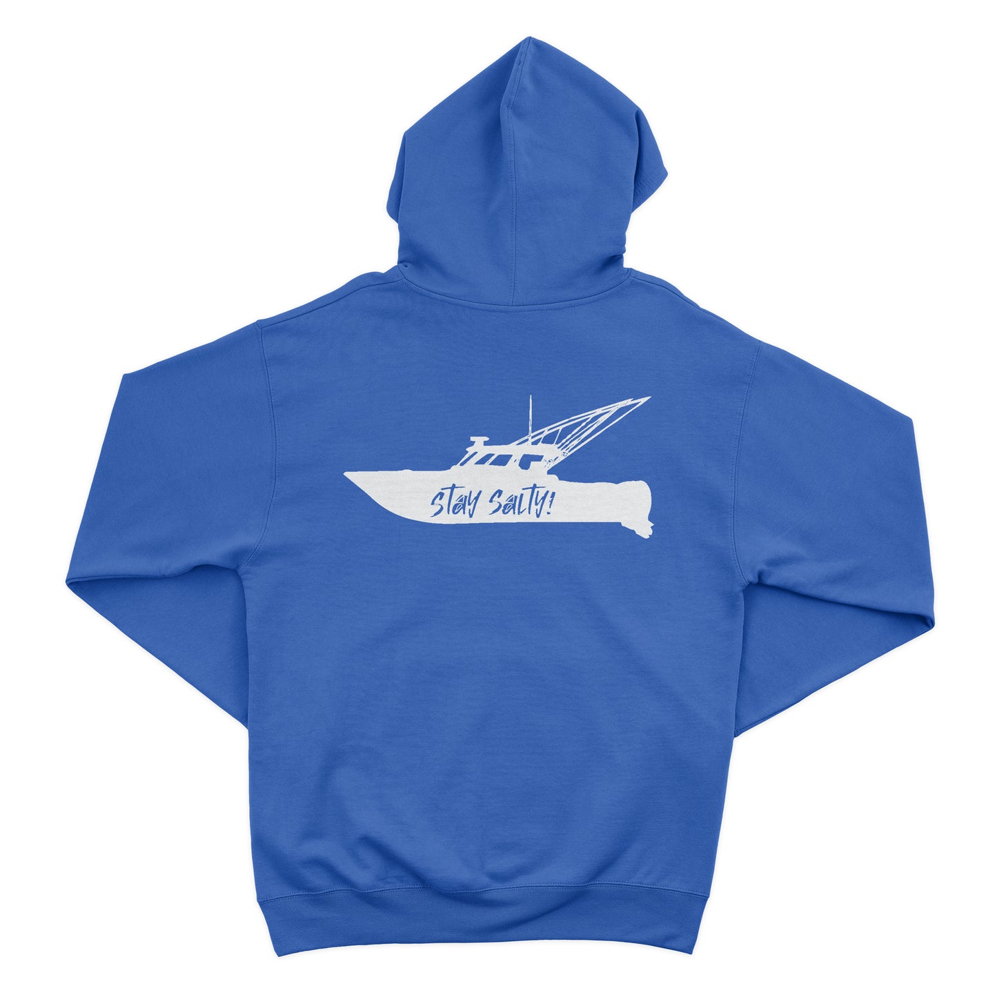 "Stay Salty!" Boat - Mid-weight Beach Hoodie