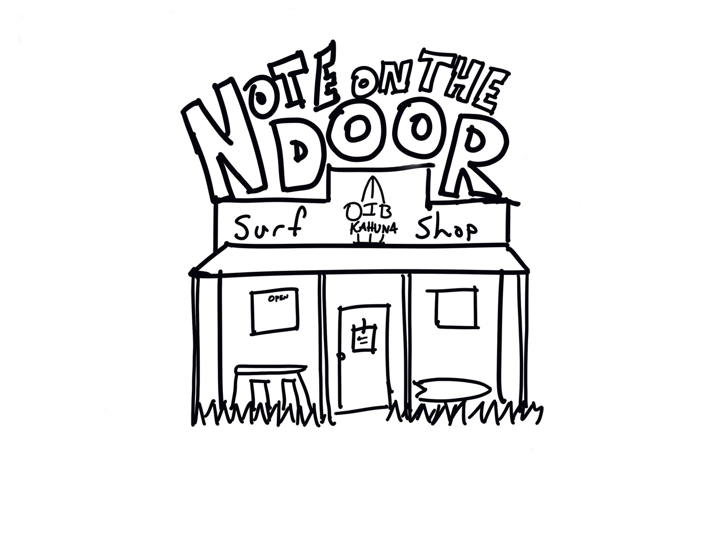 Note on the Door Surf Shop - Tee