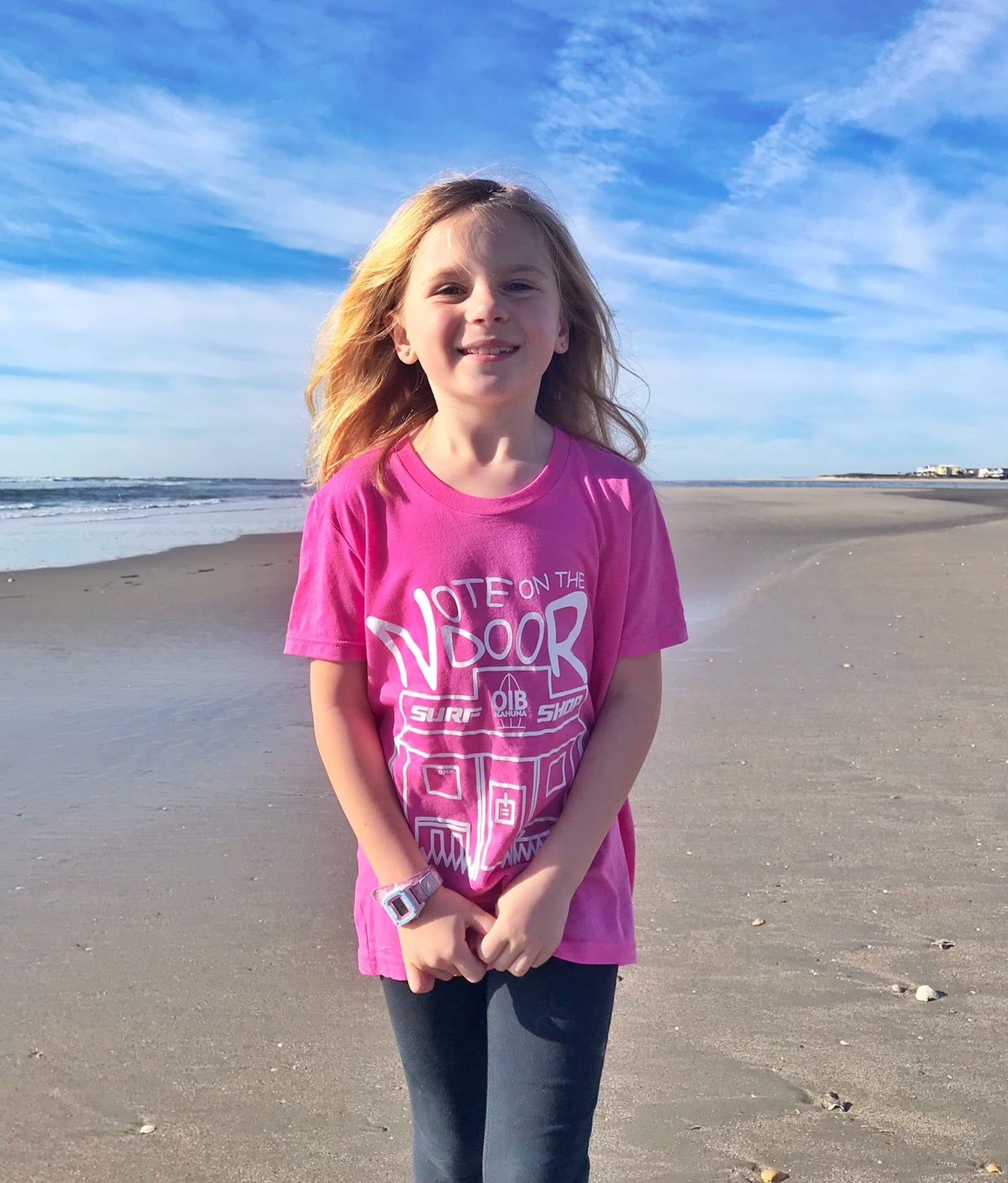 Kids Tee - "Note on the Door Surf Shop"