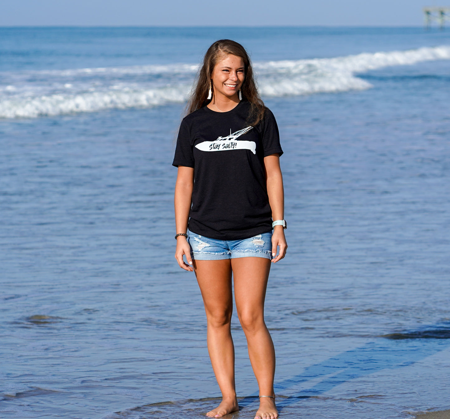 "Stay Salty!"™ Fishing Boat Tee