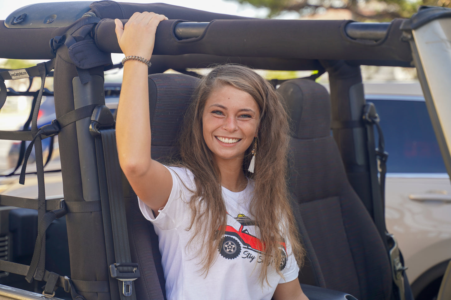"Stay Salty!" Surf Jeep Tee