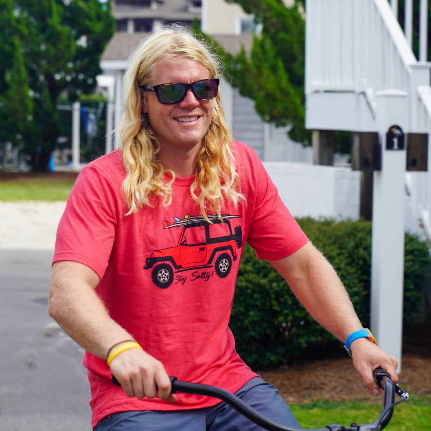 "Stay Salty!" Surf Jeep Tee