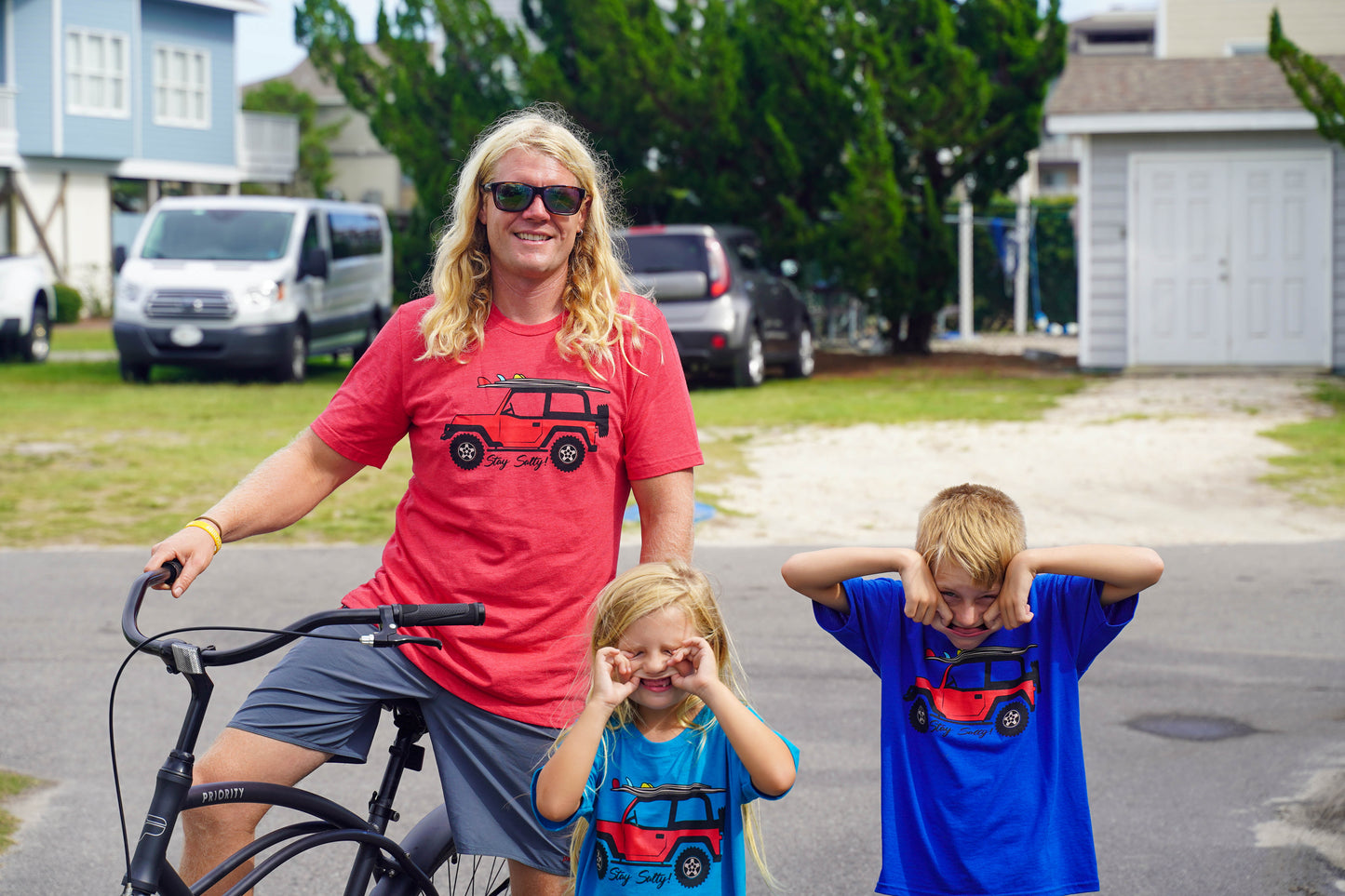 "Stay Salty!" Surf Jeep Tee