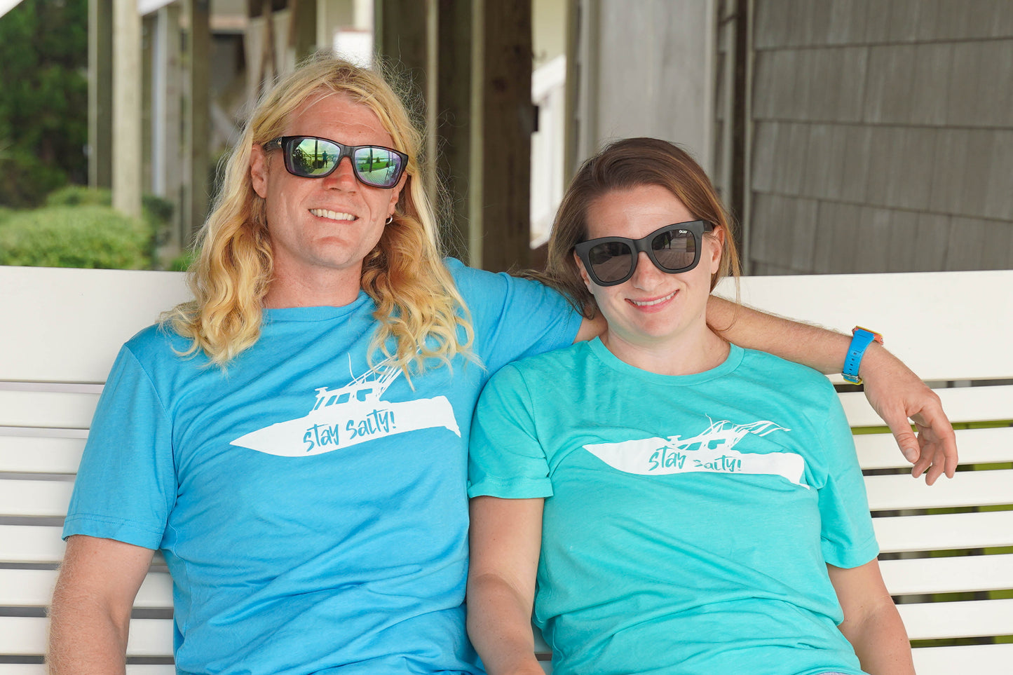 "Stay Salty!"™ Fishing Boat Tee