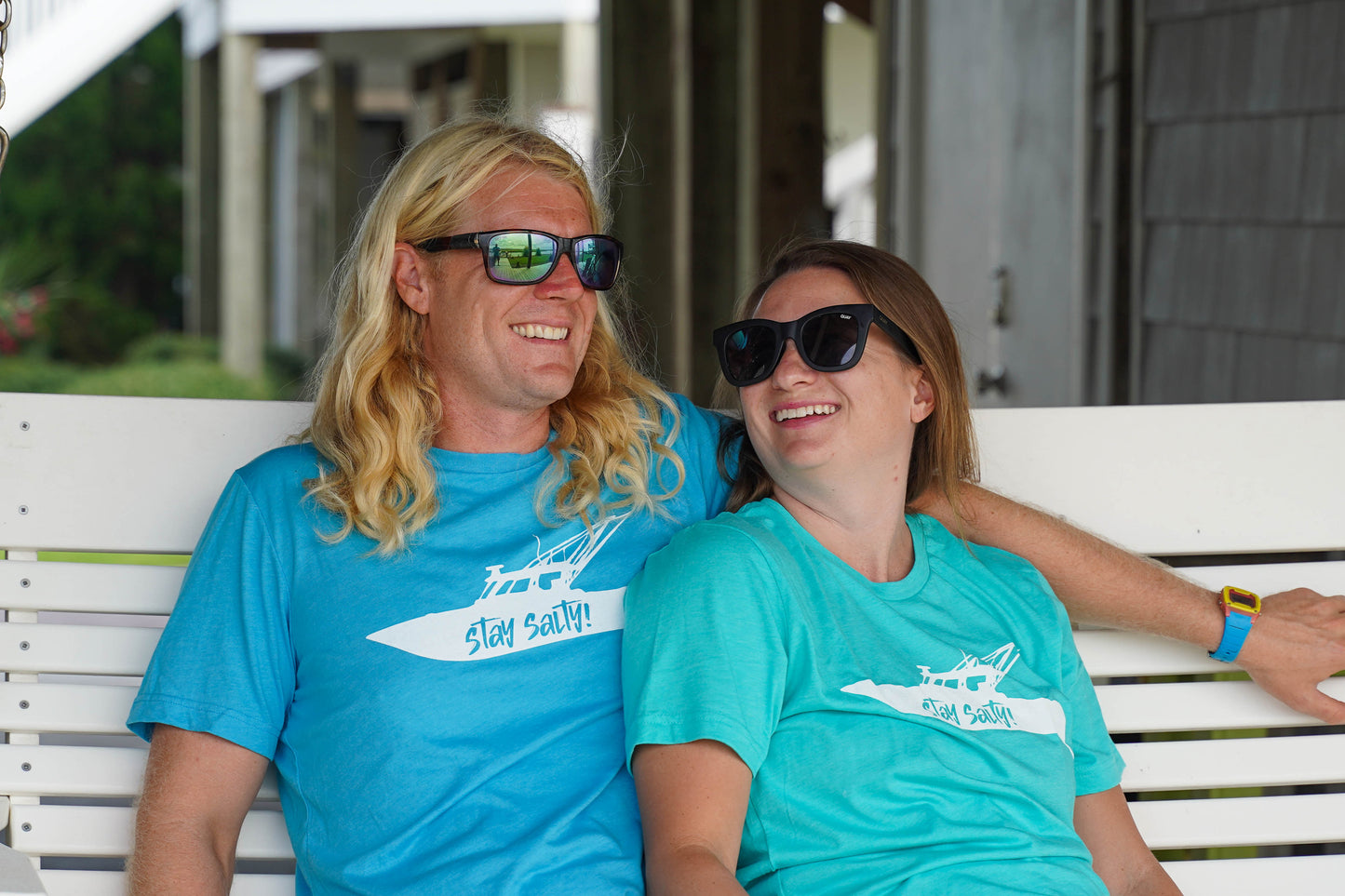 "Stay Salty!"™ Fishing Boat Tee