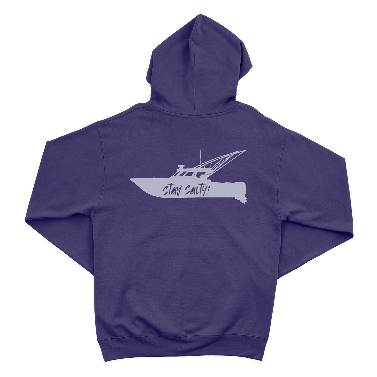 "Stay Salty!" Boat - Mid-weight Beach Hoodie