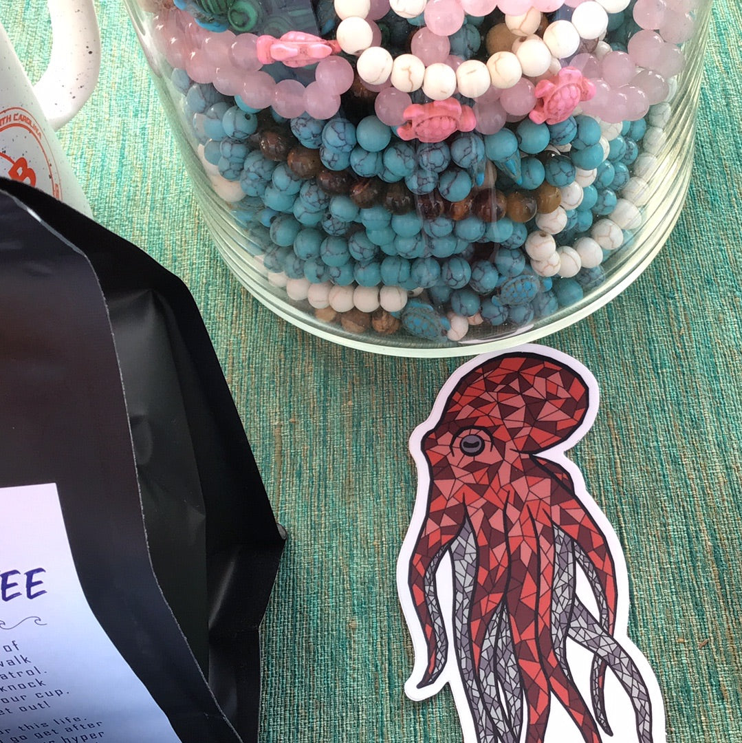 Kahuna Octopus sticker
