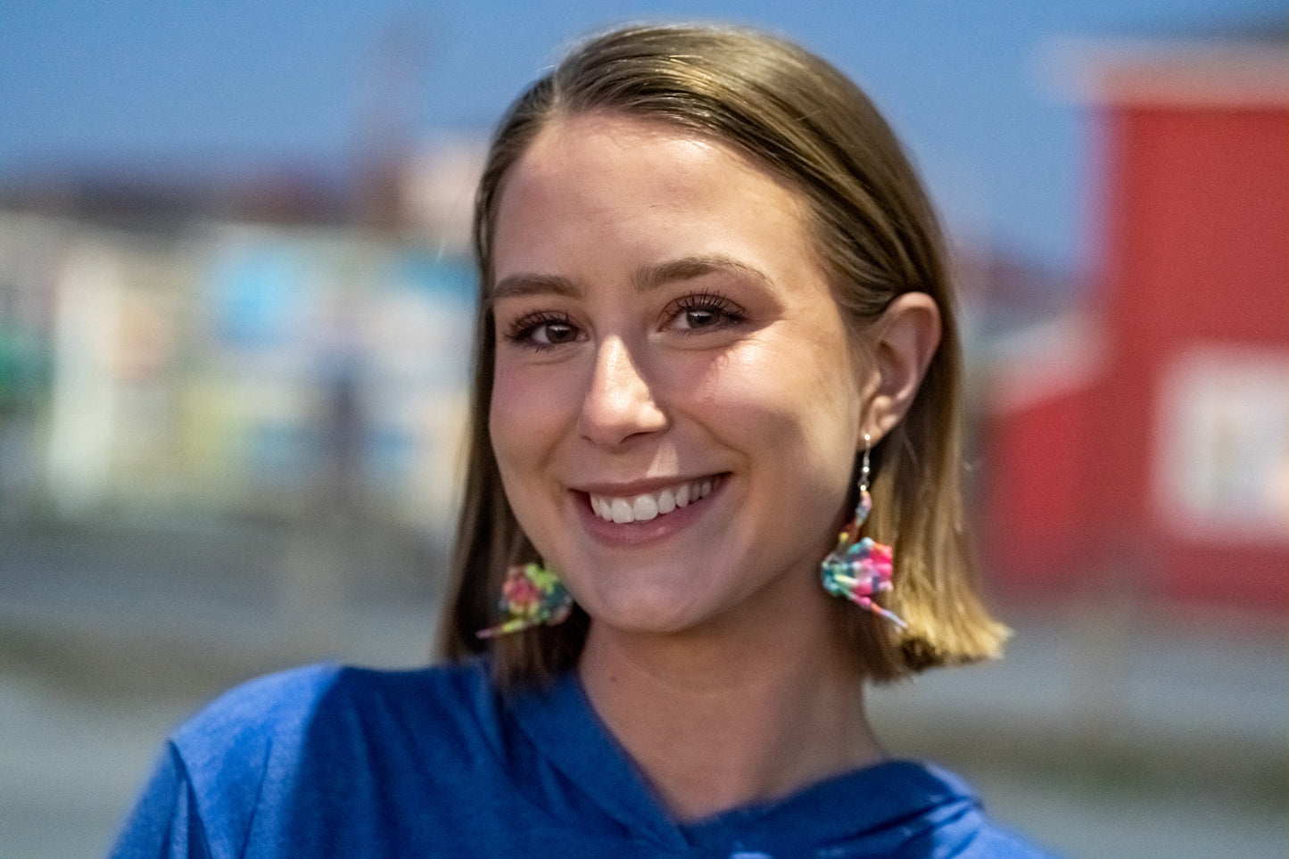 Tie-Dye Shaka Earrings