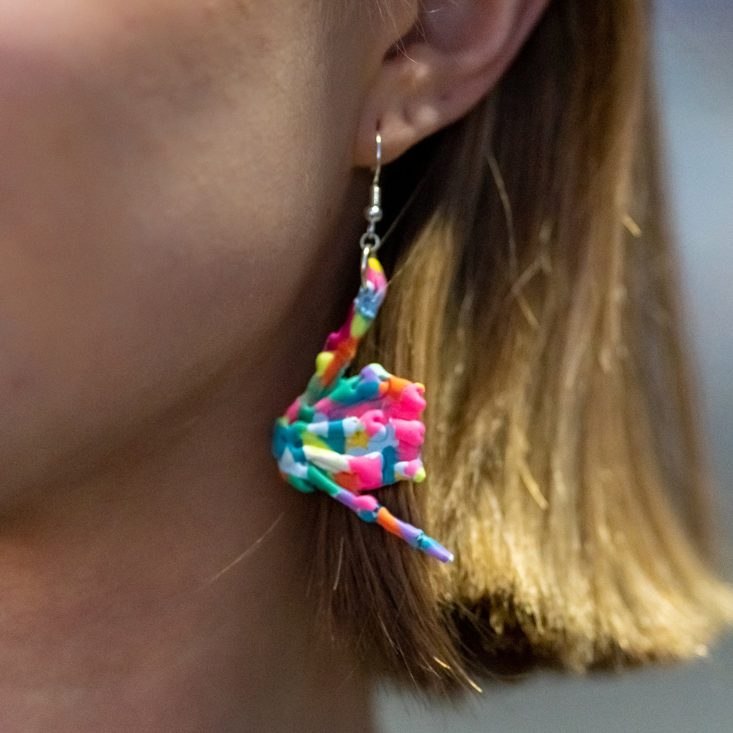 Tie-Dye Shaka Earrings