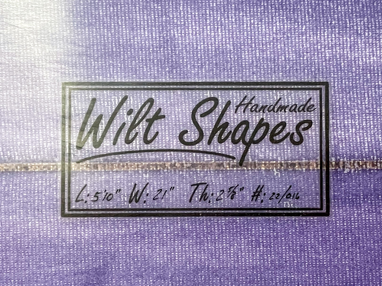 5' 10" Modern Fish surfboard by Wilt Shapes