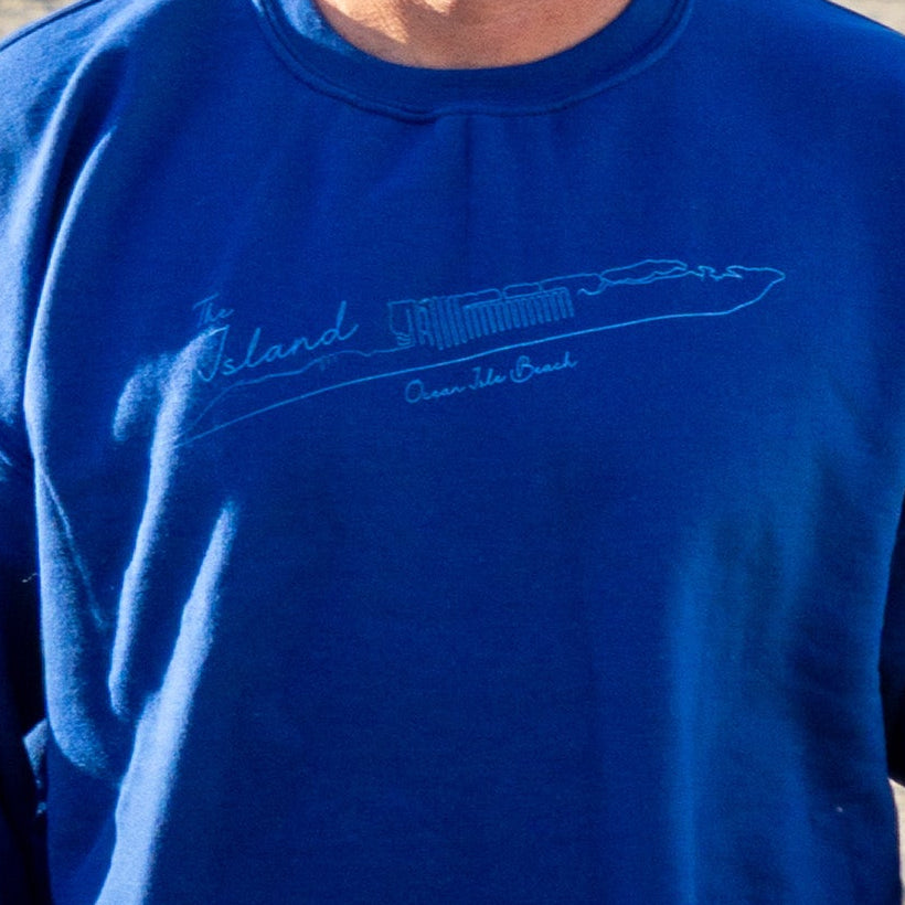 Ocean Isle Beach Island Design Sweatshirt