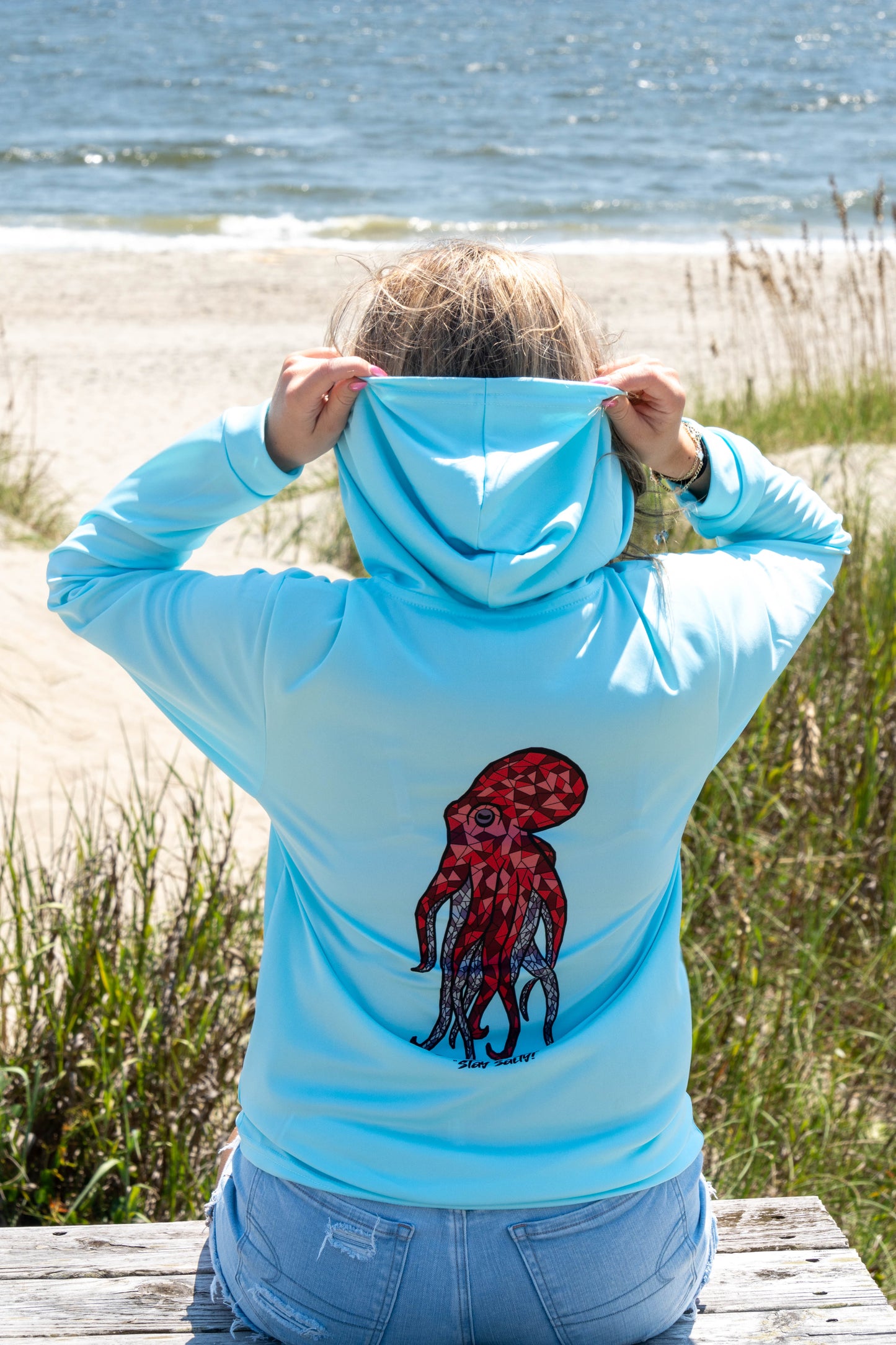 Salty Octopus Performance Hoodie