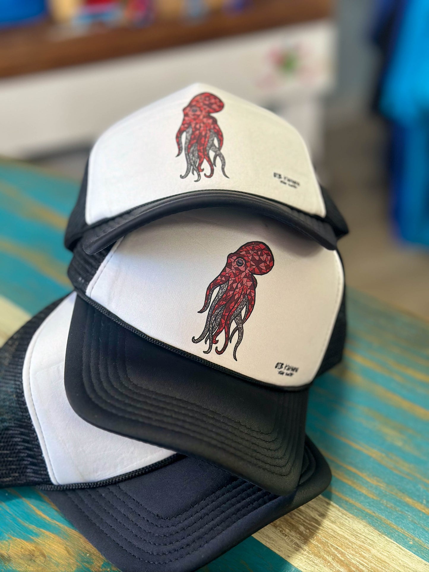 Octopus Trucker hat