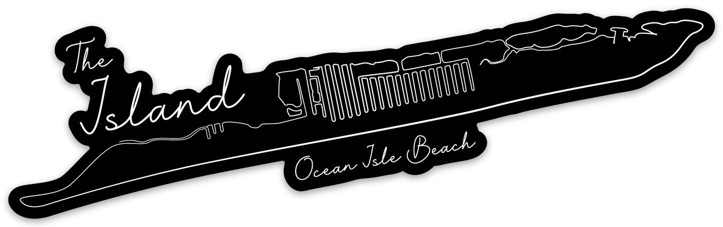 "The Island" of Ocean Isle Beach sticker
