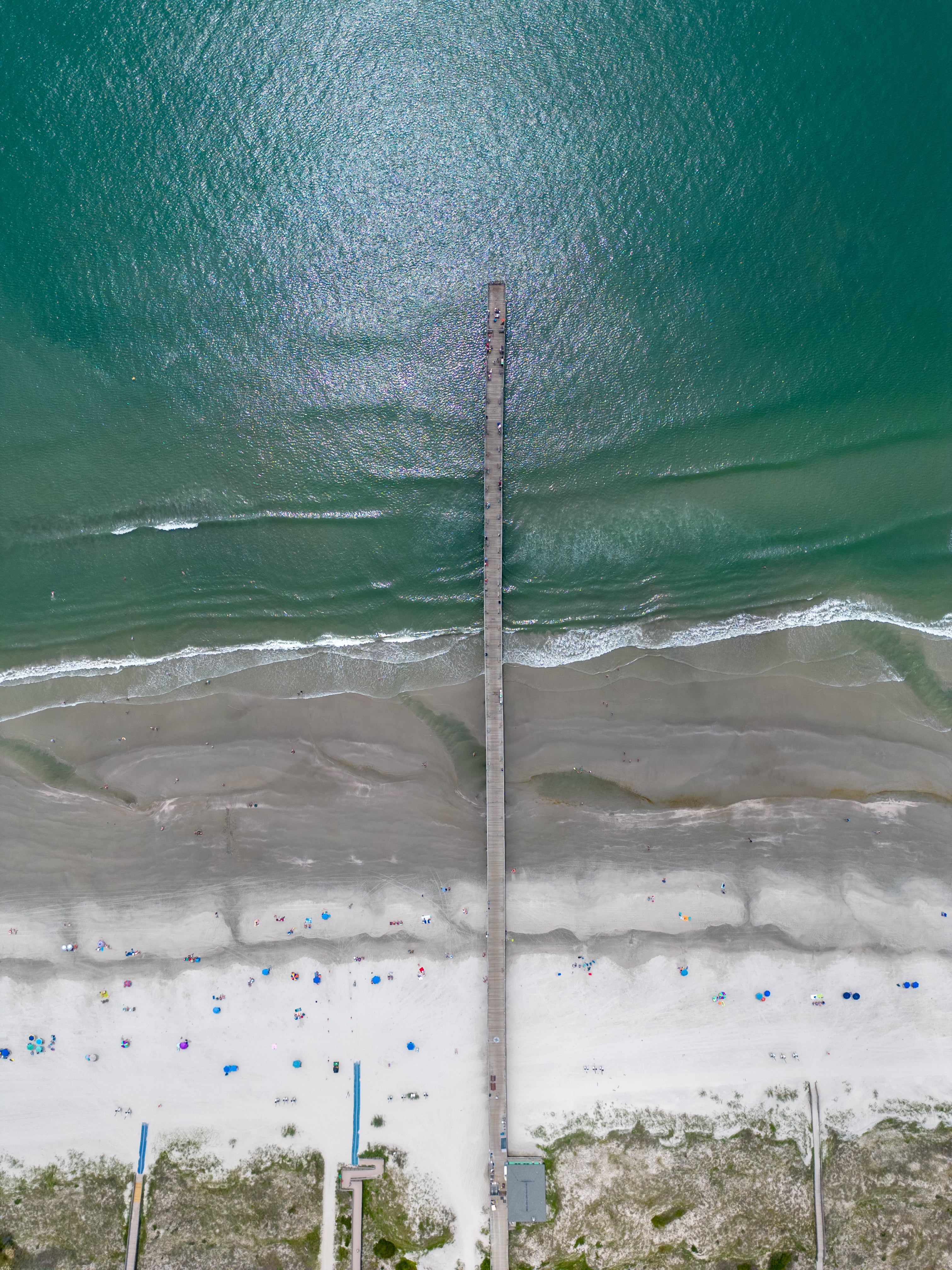 Sunset Beach Glass Prints