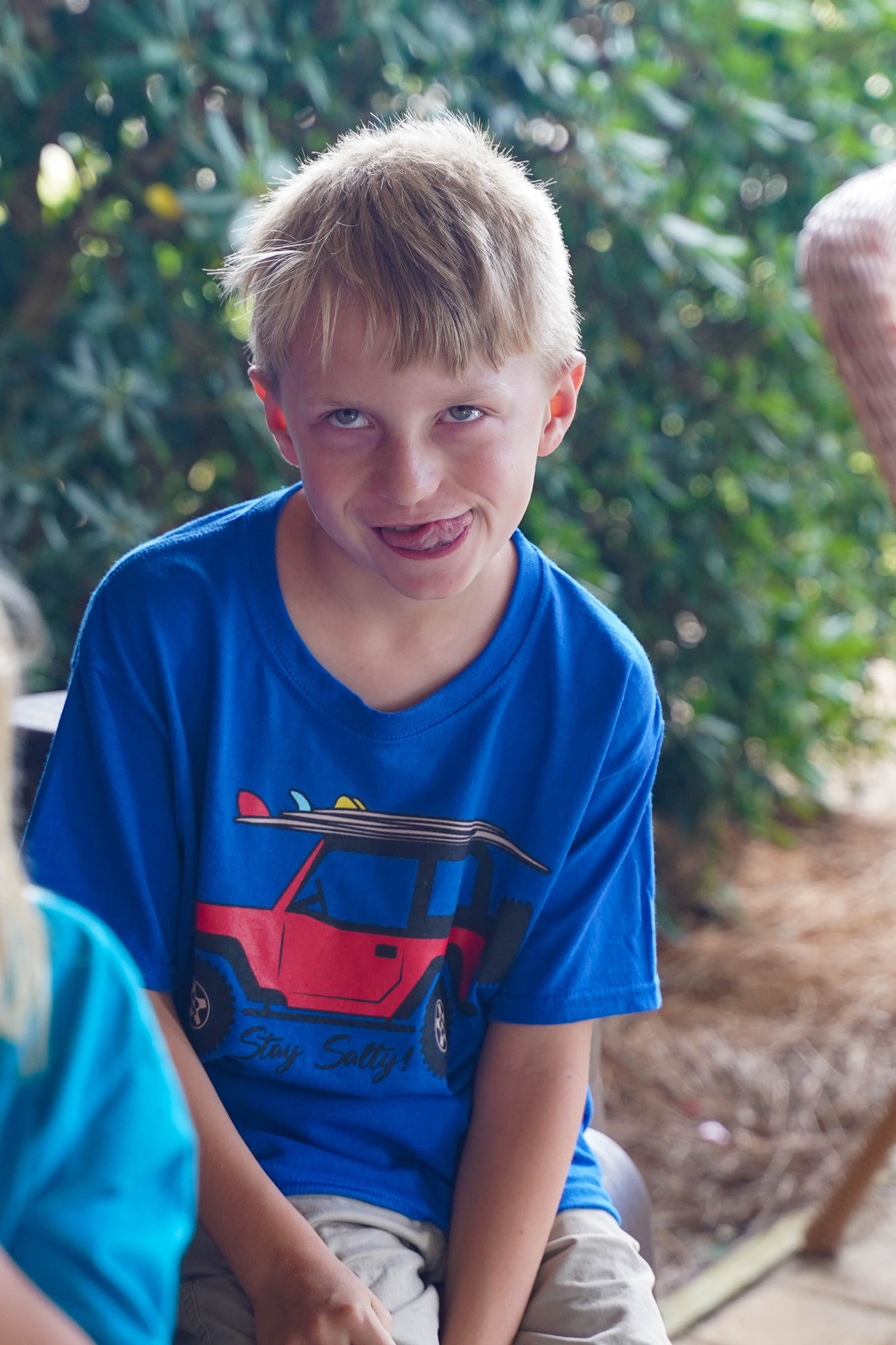 KIDS / YOUTH "Stay Salty!" Surf Jeep Tee