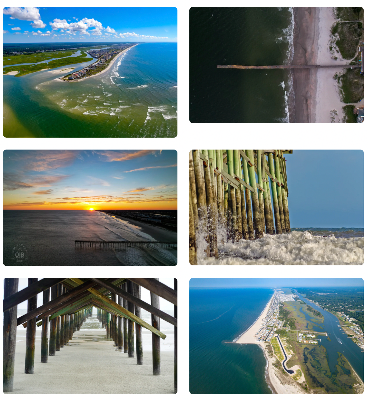 Ocean Isle Beach Glass Prints